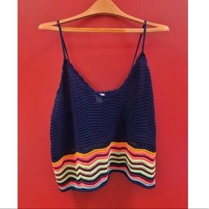 Knitted Tank Crop Top